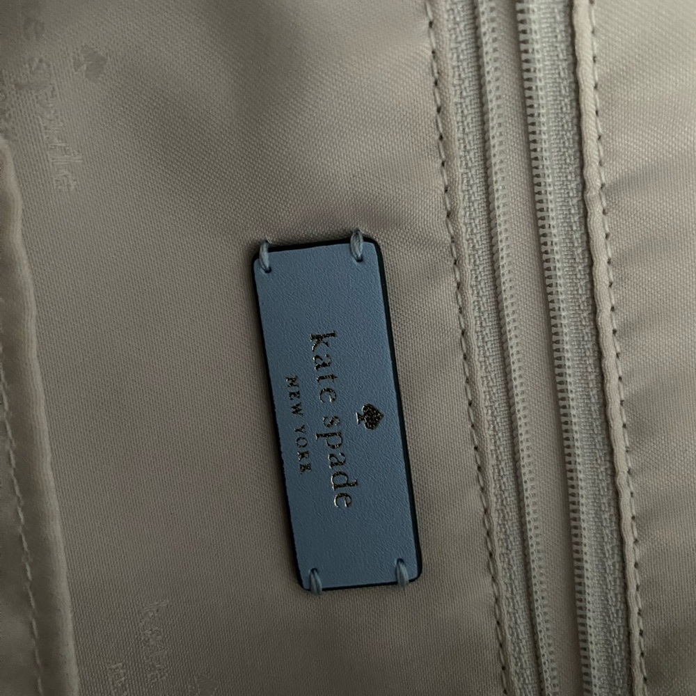 Kate Spade New York  Kitt Nylon Sky Blue Medium Tote Bag - Picture 9 of 9